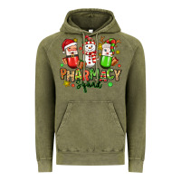 Vintage Olive christmas pharmacy squad Vintage Hoodie - MaliasSmallBusiness