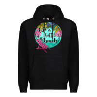 Black life is better at the beach Premium Hoodie - JahusDesignShop