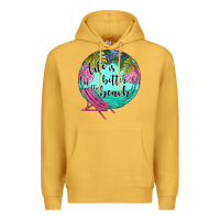 Mustard life is better at the beach Premium Hoodie - JahusDesignShop