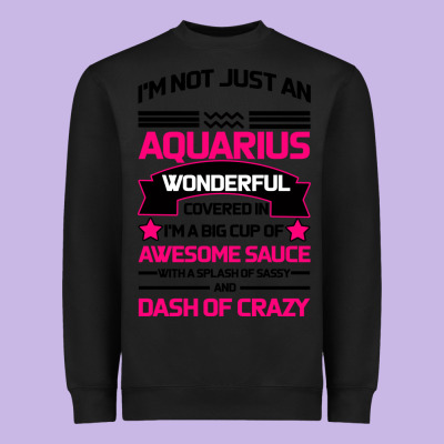 Aquarius Woman Heavyweight Sweatshirt Designed By Bettercallsaul
