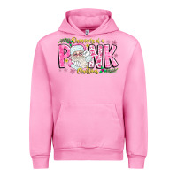 Fuchsia Pink dreaming of a pink christmas Urban Hoodie - CowhideDigitalArt
