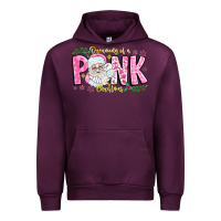Mauve Wine dreaming of a pink christmas Urban Hoodie - CowhideDigitalArt