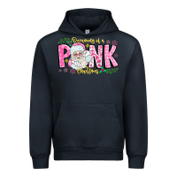 Navy dreaming of a pink christmas Urban Hoodie - CowhideDigitalArt