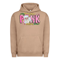 Pigment Burro dreaming of a pink christmas Urban Hoodie - CowhideDigitalArt
