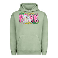 Pigment Oil Green dreaming of a pink christmas Urban Hoodie - CowhideDigitalArt