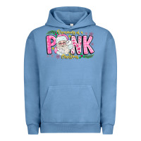 Pigment Pebble Blue dreaming of a pink christmas Urban Hoodie - CowhideDigitalArt