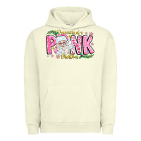 Pigment Pistachio dreaming of a pink christmas Urban Hoodie - CowhideDigitalArt