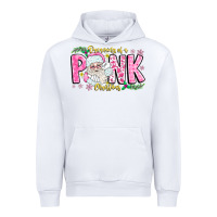 White dreaming of a pink christmas Urban Hoodie - CowhideDigitalArt