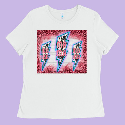 Western Mama Ladies Tee Designed By Barkaloodesign