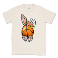Natural Basketball Easter Bunny Classic Tee - BundleAndBundleShop