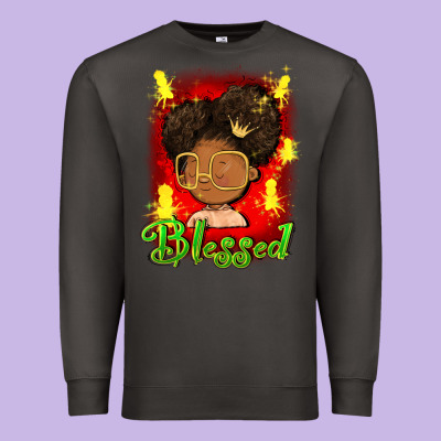 Blessed Juneteenth Premium Sweatshirt Designed By Fadigitalartstudio