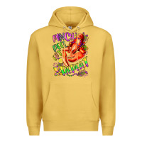 Antique Gold pinch peel eat repeat mardi gras olivia Premium Hoodie - OliviaCreatesArt