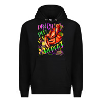 Black pinch peel eat repeat mardi gras olivia Premium Hoodie - OliviaCreatesArt