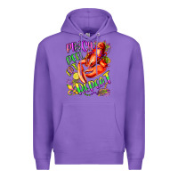 Purple pinch peel eat repeat mardi gras olivia Premium Hoodie - OliviaCreatesArt