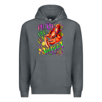 Rock pinch peel eat repeat mardi gras olivia Premium Hoodie - OliviaCreatesArt