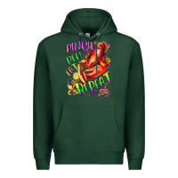 Sports Green pinch peel eat repeat mardi gras olivia Premium Hoodie - OliviaCreatesArt