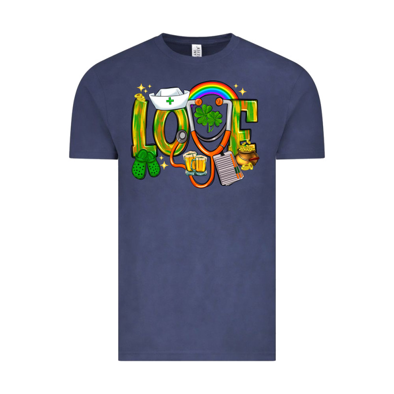 St. Patrick's Love Nurse Vintage Tee by BundleAndBundleShop | Teevron