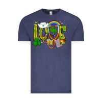 Vintage Denim St. Patrick's Love Nurse Vintage Tee - BundleAndBundleShop
