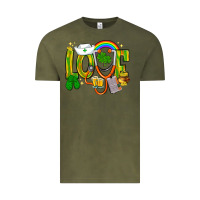 Vintage Olive St. Patrick's Love Nurse Vintage Tee - BundleAndBundleShop