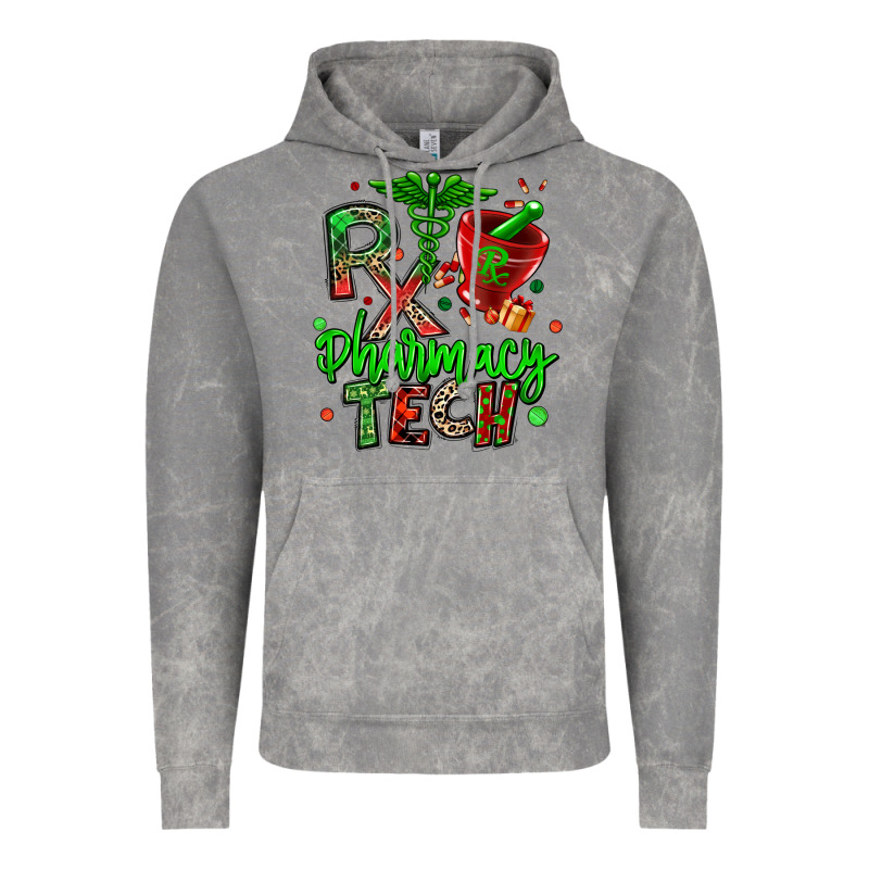 Christmas Rx Pharmacy Tech Vintage Hoodie by MaliasSmallBusiness | Teevron