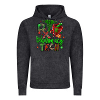 Vintage Black christmas rx pharmacy tech Vintage Hoodie - MaliasSmallBusiness