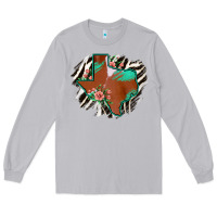 Moon Dust Western Horsehide Texas Flag Long Sleeve Tee - Bettercallsaul