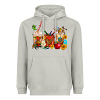 Moon Dust Teacher Coffee Cups Heavyweight Hoodie - FaDigitalArtStudio