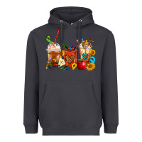 Teacher Coffee Cups Heavyweight Hoodie | Teevron