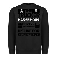 Black TRUCKER Heavyweight Sweatshirt - Bettercallsaul