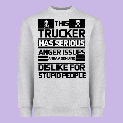 Trucker Heavyweight Sweatshirt Designed By Bettercallsaul