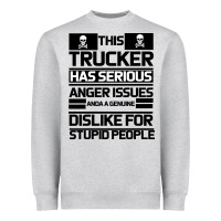 Heather Grey TRUCKER Heavyweight Sweatshirt - Bettercallsaul