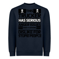 Navy TRUCKER Heavyweight Sweatshirt - Bettercallsaul