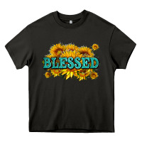 Asphalt glitter blessed with sunflowers Heavy Core Tee - AdoDesignShop