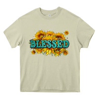 Mossy glitter blessed with sunflowers Heavy Core Tee - AdoDesignShop