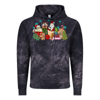 Cloud Black santa coffee Vintage Hoodie - MaliasSmallBusiness