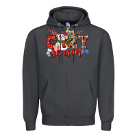 Smoke cozy season snowman Zipper Hoodie - CowGirlArtShop