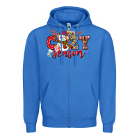 True Royal cozy season snowman Zipper Hoodie - CowGirlArtShop