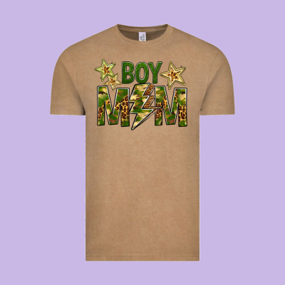 Boy Mom Vintage Tee Designed By Bundleandbundleshop