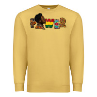Antique Gold Power Juneteenth Premium Sweatshirt - FaDigitalArtStudio