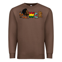 Chestnut Power Juneteenth Premium Sweatshirt - FaDigitalArtStudio