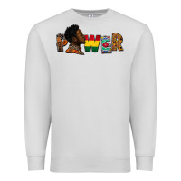 Dove Grey Power Juneteenth Premium Sweatshirt - FaDigitalArtStudio