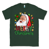 Sports Green Merry Christmas With Santa Classic Tee - BundleAndBundleShop