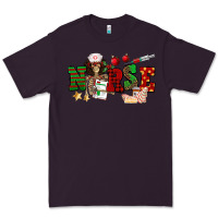 Plum Christmas Nurse Premium Tee - NancyCooperArtShop
