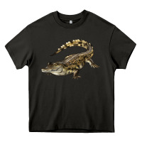 Asphalt crocodile Heavy Core Tee - LillyAllenDesigns