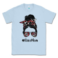 Dusty Blue race mom Classic Tee - SublimationCraftShop