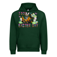 Forest Green I Dig Easter Day Urban Hoodie - CowhideDigitalArt