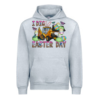 Heather Grey I Dig Easter Day Urban Hoodie - CowhideDigitalArt