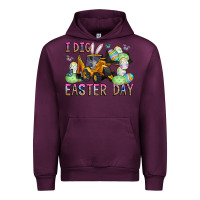 Mauve Wine I Dig Easter Day Urban Hoodie - CowhideDigitalArt