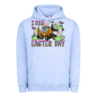 Pigment Grape Ice I Dig Easter Day Urban Hoodie - CowhideDigitalArt