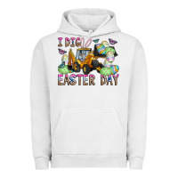 Pigment Lunar Rock I Dig Easter Day Urban Hoodie - CowhideDigitalArt